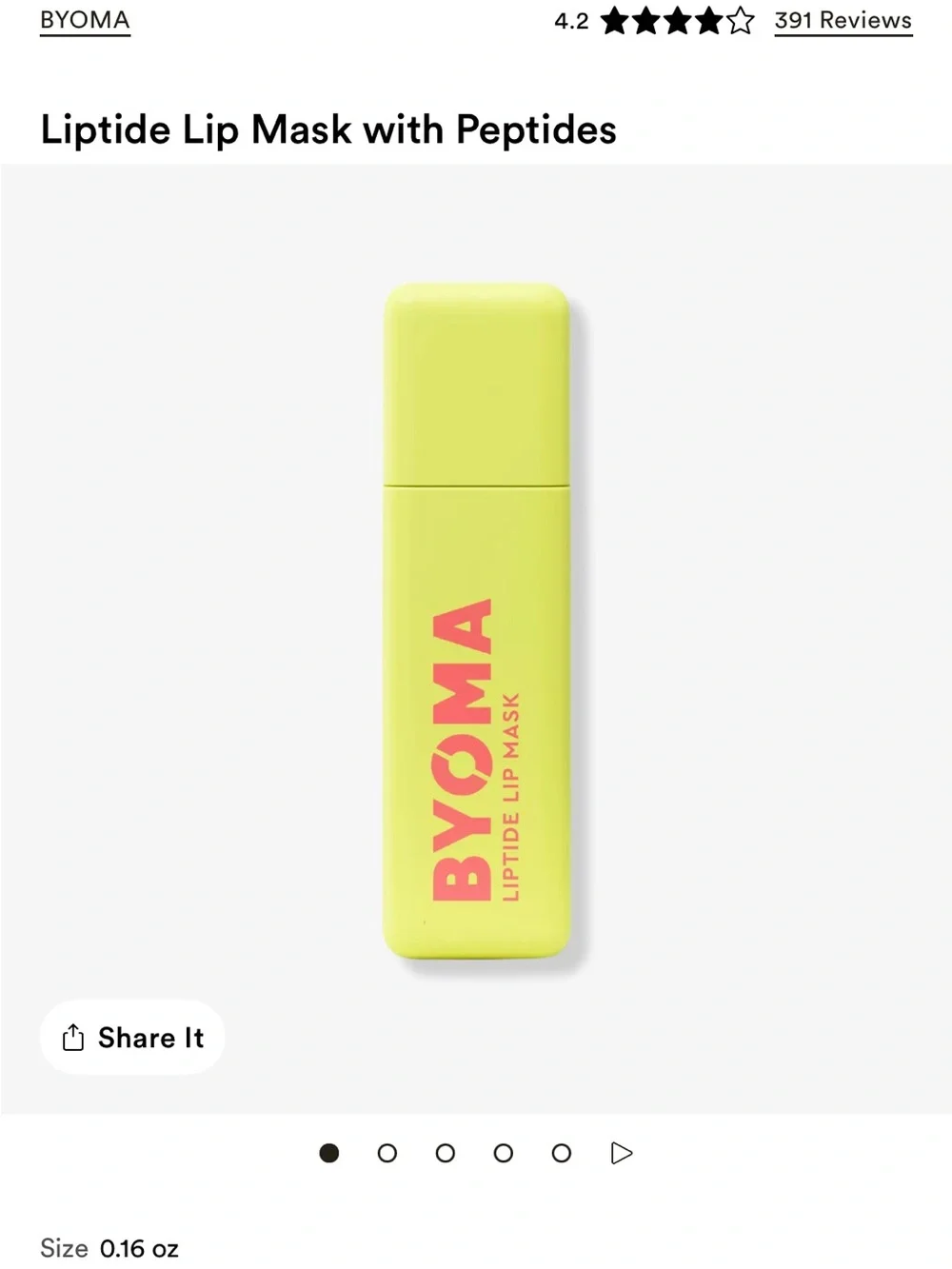 Byoma toner and lip set